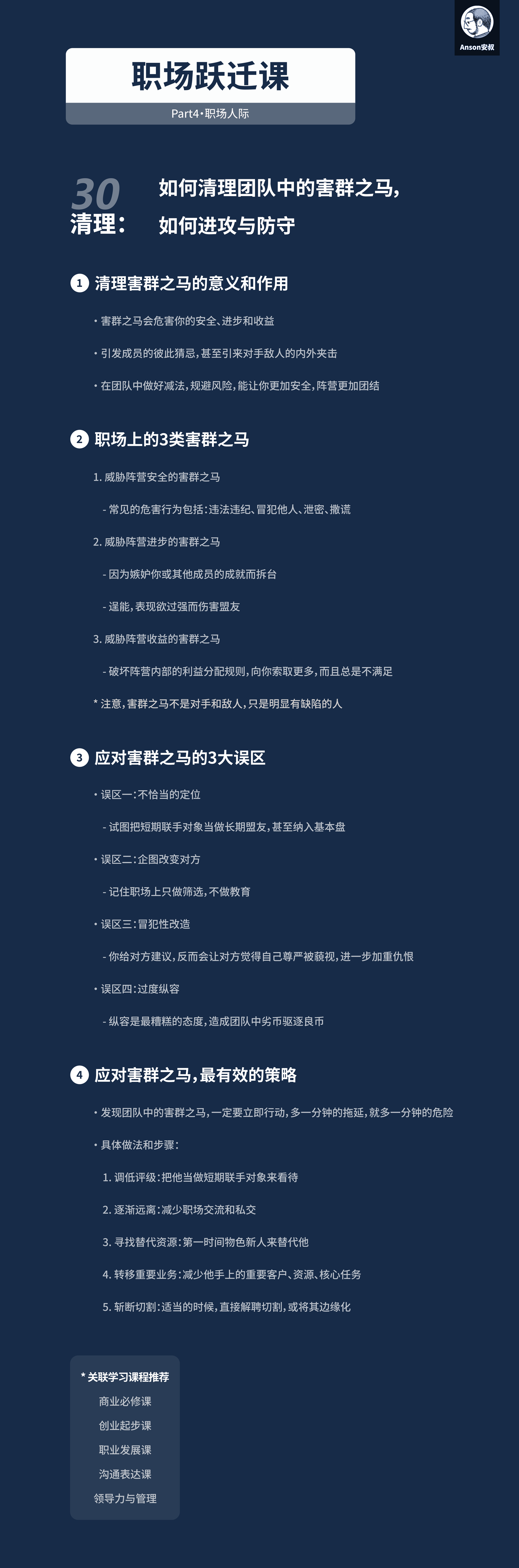 为何清理：害群之马的三种类型